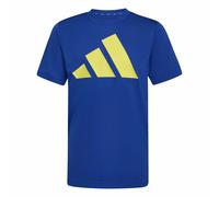 adidas Unisex Kinder Train Essentials Big Logo Shirt, Team royal Blue/Pure Lemon, 5-6 Years