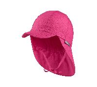 Sterntaler Schirmmütze mit Nackenschutz zum Schnüren in pink, Gr. 49, maedchen