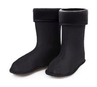 Ladeheid Kinder Mädchen Jungen Wärmende Stiefelsocken für Gummistiefel Innenschuh KL045 (Schwarz, 26 EU)