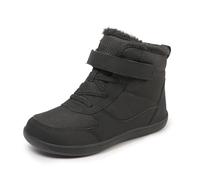 Kinder Winter Barfußschuhe Junge Mädchen Leicht Bequem rutschfest Winterschuhe mit Warm Gefüttert Outdoor Breite Barfuß Hausschuhe Barefoot Shoes Hight Top