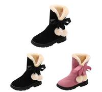 Kinder Winterstiefel- Mädchen Warm Gefütterte Stiefel Superfit Winterstiefel Mädchen