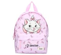 Kindergarten-Rucksack Disney Aristocats Katze - Personalisiert mit Name - Kleiner Rucksack Mädchen - Freizeitrucksack Kinder 2 Fächer