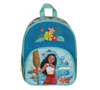 Kindergartenrucksack Disney Vaiana Mädchen - Personalisiert mit Name - Mädchenrucksack mit Vortasche - 2 Fächer