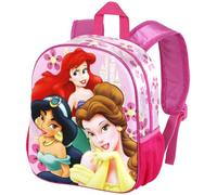 Kindergartenrucksack Mädchen 3D für Fans von Prinzessinnen 3-7 Jahre