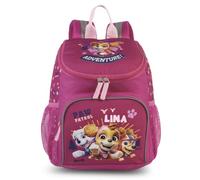 Kindergartenrucksack Paw Patrol Jungen, Personalisiert mit Name, Kinderrucksack Toploader mit Vortasche, 8L Pink