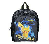 Kindergartenrucksack Pokémon Pikachu Mädchen Jungen, Personalisiert mit Name, Rucksack Kinder mit Vortasche Kita Kindergarten