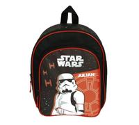 Kindergartenrucksack Star Wars Jungen - Personalisiert mit Name - Rucksack Kinder klein mit Vortasche - 2 Fächer 25x31x10 cm