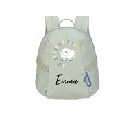 Kindergartenrucksack Tiny Outdoor - Wolken, Khaki | Lässig - Ohne Personalisierung