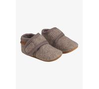 Kinderhausschuhe 100% Wolle braun Walnut En Fant Größe: 21/22