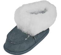 Kinderhausschuhe aus Lammfell in 4 Farben von 19-25 grau, 21