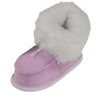 Kinderhausschuhe aus Lammfell in 4 Farben von 19-25 Rosa, 21