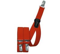 Kinderhosenträger mit 3 Clips orange