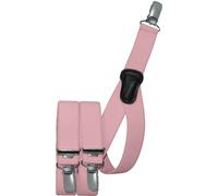 Kinderhosenträger mit 3 Clips Rosa