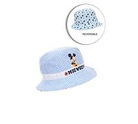 Kinderhut wendbar Mickey Mouse Größe 48, Farbe Hellblau