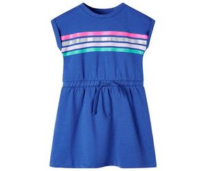 Kinderkleid mit Kordelzug Kobaltblau 104