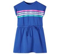 Kinderkleid mit Kordelzug Kobaltblau 128