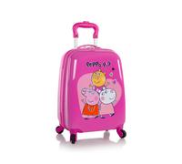 Kinderkoffer HEYS "Heys Peppa Pig 46 cm", Kinder, Gr. B/H/T: 46cm x 30,5cm x 23cm, pink (pink, multicolourot), Polycarbonat-Verbundwerkstoff, Polyester, bedruckt, beschichtet, gemustert, glänzend, meh