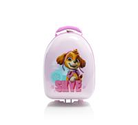 Kinderkoffer HEYS "Heys Turbo Tots Scooter", Kinder, Gr. B/H/T: 39cm x 29cm x 23,4cm, rosa (pink, multicolourot), Kunststoff, Polycarbonat-Verbundwerkstoff, Polyester, bedruckt, beschichtet, gemustert