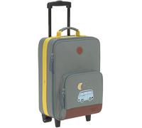 Kinderkoffer LÄSSIG "Adventure, Bus", Kinder, Gr. B/H/T: 30cm x 46cm x 20cm, grün (olivgrün), Polyester, Koffer Kinderkoffer, PETA-approved vegan (63349609-0)