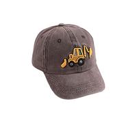 Kindermütze Jungen Mädchen Cartoon Bagger Hut Baseballmütze Baseball Cap Hut Kinder Sommer UV Schutz Sonnenhut Sonnenhut Entenzungenmütze Schirmmütze 2-5 Jahre (Z3-Braun, Einheitsgröße)