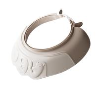 Kinderparty-Kappe, doppelschichtige Badekappe, verstellbare wasserdichte Kappe, Shampoo-Schutz, Haarwäsche, Augen- und Ohrenschild für Kinder, Badezeit, 8,66 x 8,46 x 1,97 Zoll