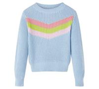 vidaXL Kinderpullover Gestrickt Jungen Pullover Kinder Strickpullover Pulli Blau 140