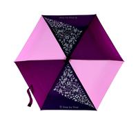 Step by Step Regenschirm Berry, rosa, Magic Rain Effect, Doppler für Kinder, inkl. Farbwechsel, Tasche und Handschlaufe, für die 1. bis 4. Klasse