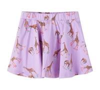 Kinderrock Giraffen-Motiv Mädchen Rock Kinder Mädchenrock Minirock Lila 116