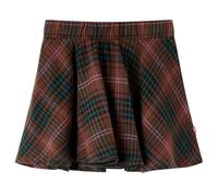 Kinderrock Karomuster Mädchen Rock Kinder Mädchenrock Minirock Kariert Cognac 92