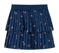 Kinderrock Regenbogen-Muster Mädchen Rock Kinder Mädchenrock Marineblau 104