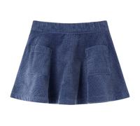 Kinderrock mit Taschen Cordrock Rock Kinder A-Linie Minirock Cord Marineblau 104
