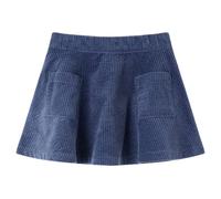 Kinderrock mit Taschen Mädchen Rock Kinder Mädchenrock Cord Marineblau 92