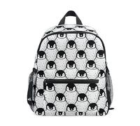 Kinderrucksack Junge Mädchen Kindergarten, Netter Pinguin Lässig Mini Backpack Büchertasche mit Brustgurt