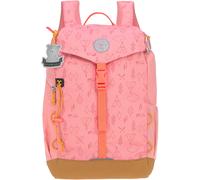 Kinderrucksack LÄSSIG "Adventure, rose, Big Backpack", Damen, Gr. B/H/T: 26cm x 38cm x 14cm, rosa (rose), Polyester, Rucksäcke Kinderrucksack, inkl. thermoisolierter Sitzunterlage; aus recyceltem Mate