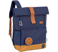 LÄSSIG Kinderrucksack mit Brustgurt Freizeitrucksack wasserabweisend, 12 Liter/Medium Rolltop Backpack navy