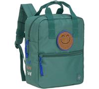 Kinderrucksack LÄSSIG "Little Gang, Mini Square Backpack, dark green", Damen, Gr. B/H/T: 20,5cm x 27cm x 11cm, grün, Polyester, Rucksäcke Kinderrucksack (53027748-0)