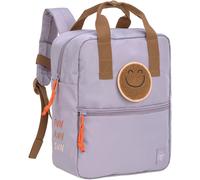 LÄSSIG Kinderrucksack mit Brustgurt Kindergartentasche Kindergartenrucksack 27 cm, 7 Liter, 3 Jahre/Mini Square Backpack Lilac