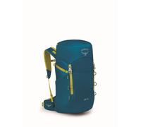 Kinderrucksack Osprey Jet 28L blau spikemoss/lemongrass