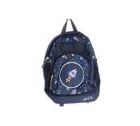 Kinderrucksack Rakete - aus Textil - ca. 25 x 31 x 12/18 cm