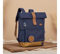 Kinderrucksack Rolltop - Little Gang, Dunkelblau | Lässig