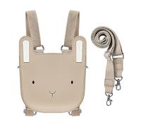 Kinderrucksack Umhängetasche für Kinder Mini-Rucksack für Mädchen Umhängetasche für Jungen Geldbörse für Teenager Süße Tiertasche 2-in-1-Stilab 3 Jahren L16xD7xH18.5cm / L6.3xD2.8xH7.3in (Bunny)