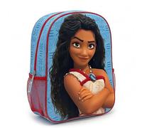 Kinderrucksack Vaiana Vaiana (Moana) für Mädchen, Kinderrucksack mit Disney-Charakterprägung, seitliche Netztaschen und Reißverschluss, Hellblau, Einheitsgröße