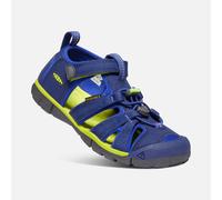 Keen Kids Seacamp II CNX Blue Depths - Chartreuse, Größe EU 36 - Sandale, Farbe Blau