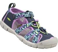 Kindersandalen KEEN Seacamp II CNX Youth schwarz iris/afrikanisch violett 37