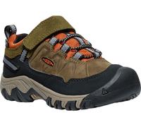 KEEN Targhee 4 Low Waterproof Wanderschuhe, Dark Olive/Gold Flame, 32 EU
