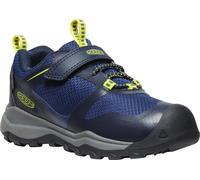 KEEN Unisex-Child Wanduro Low Waterproof Sneakers, Sky Captain/Evening Primrose, 36