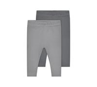 Kindsgard Baby Leggings „Bensker“ - Grau 50 - 2er-Pack aus RIPP-Baumwolle - elastisch, bequem & formstabil - Oeko-TEX Zertifiziert - atmungsaktiv - Unisex Leggings für Babys & Kleinkinder