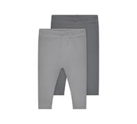 Kindsgard Baby Leggings „Bensker“ - Grau 74 - 2er-Pack aus RIPP-Baumwolle - elastisch, bequem & formstabil - Oeko-TEX Zertifiziert - atmungsaktiv - Unisex Leggings für Babys & Kleinkinder