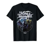 King Diamond Abigail Tracklist T-Shirt Damen Unisex-Jugendliche Schwarz Small Crew-Ausschnitt Kurzarm Polyester 100% Standardlänge Klassisch Gerade Einfarbig Pullover Alle Count 1