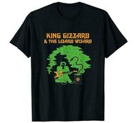 King Gizzard and The Lizard Wizard Cyboogie T-Shirt for Rock Fans?Top Sweatshirt Short SleeveTop Sweatshirt Short Sleeve Black L